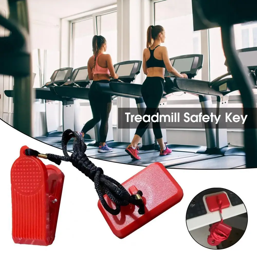 Treadmill Security Lock Rectangle Emergency Stop Treadmill Safety Key