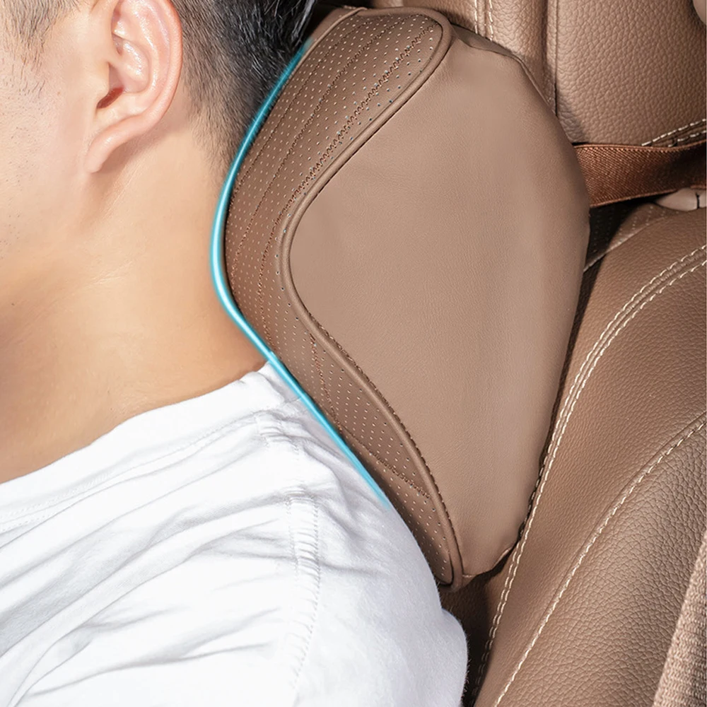 렉서스 IS300H, CT200H, IS250, RX350, NX300H, RX450H, GX460, IS200용 고급 가죽 헤드레스트 시트 서포트 허리 베개