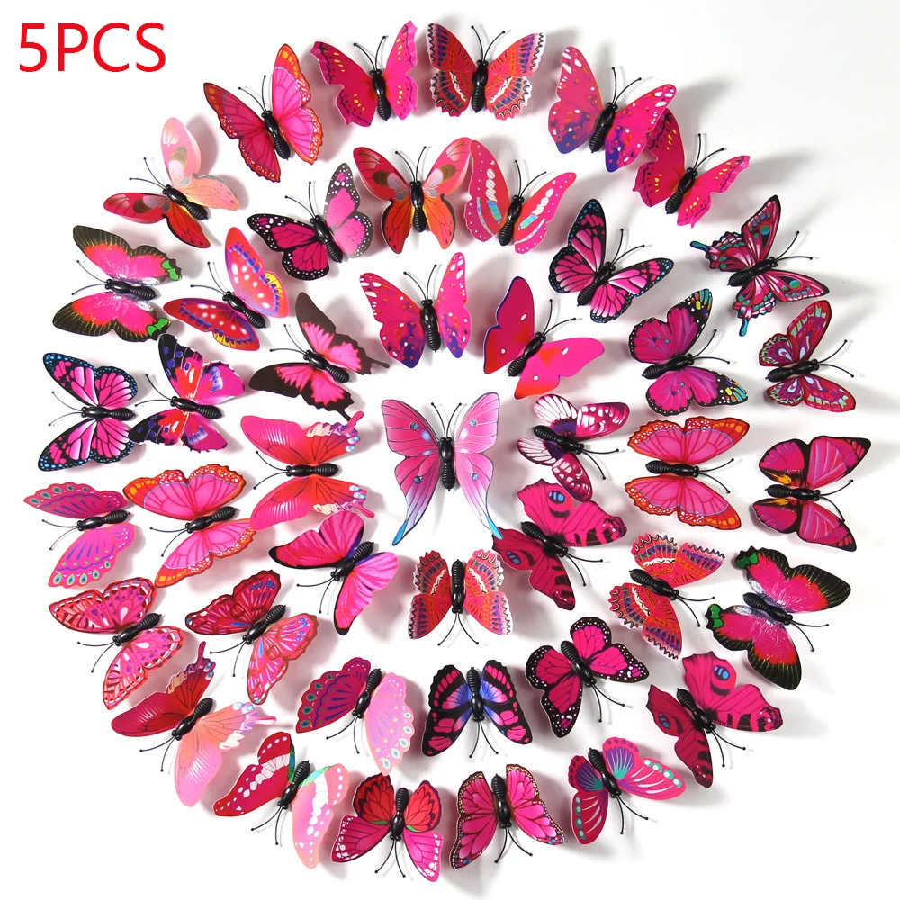 5PCS-Rose Red