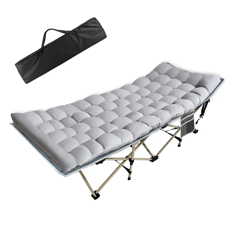 

Camping Folding Outdoor Chair Lounge with Mattress Lawn Backyard Outdoor Chair Patio Beach Designer Outdoor Daybed Furniture