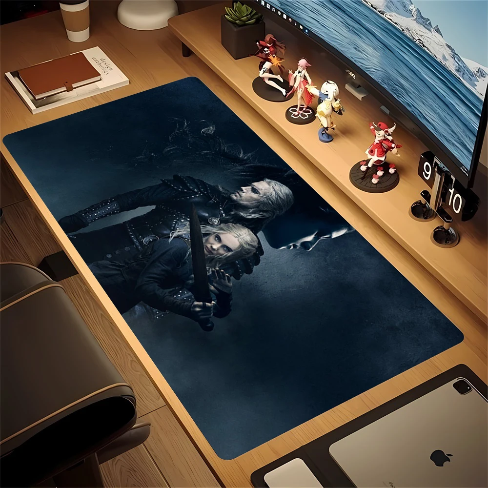 XXL Non-Slip Rubber Desk Mat - The W-Witchers 3 Gaming Design