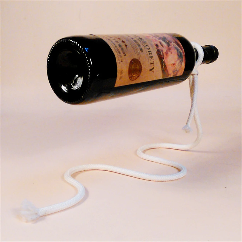 Creative Suspended Rope Wine Rack Serpentine Snake