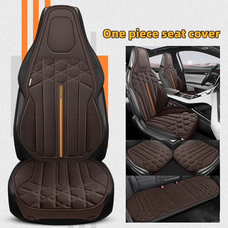 Universal Car Seat Cover Soft Suede Driver's Seat Support Cushion