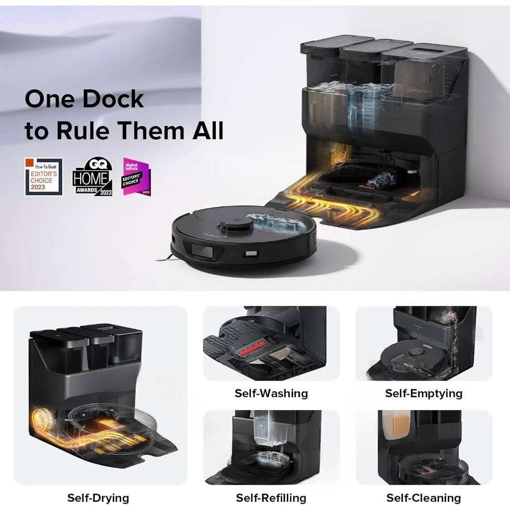 Commercial Washing Robots, Robot Vacuum And Mop Combo, Auto Mop Dry Wash, Reactive Tech Obstacle Avoidance, Washing Robots