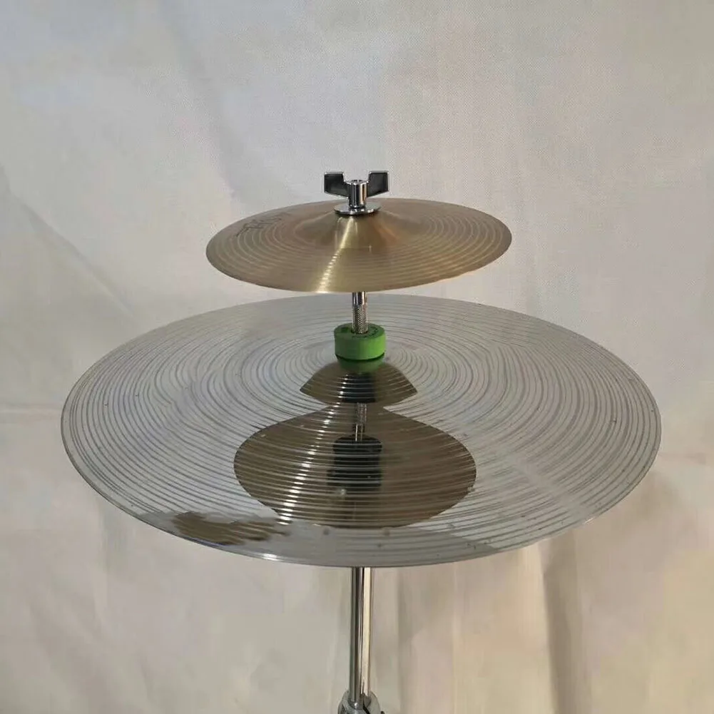 

Cymbal Arm Holder Metal Cymbal Stacker Cymbal Accessories Double Layer Hi Hat Cymbal Clutch Stand Quick Release Cymbal Mount