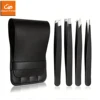 4Pcs Tweezers Professional Stainless Steel Tweezers Eyebrows Make Up Great Precision Facial Hair Splinter Ingrown Hair Removal 1