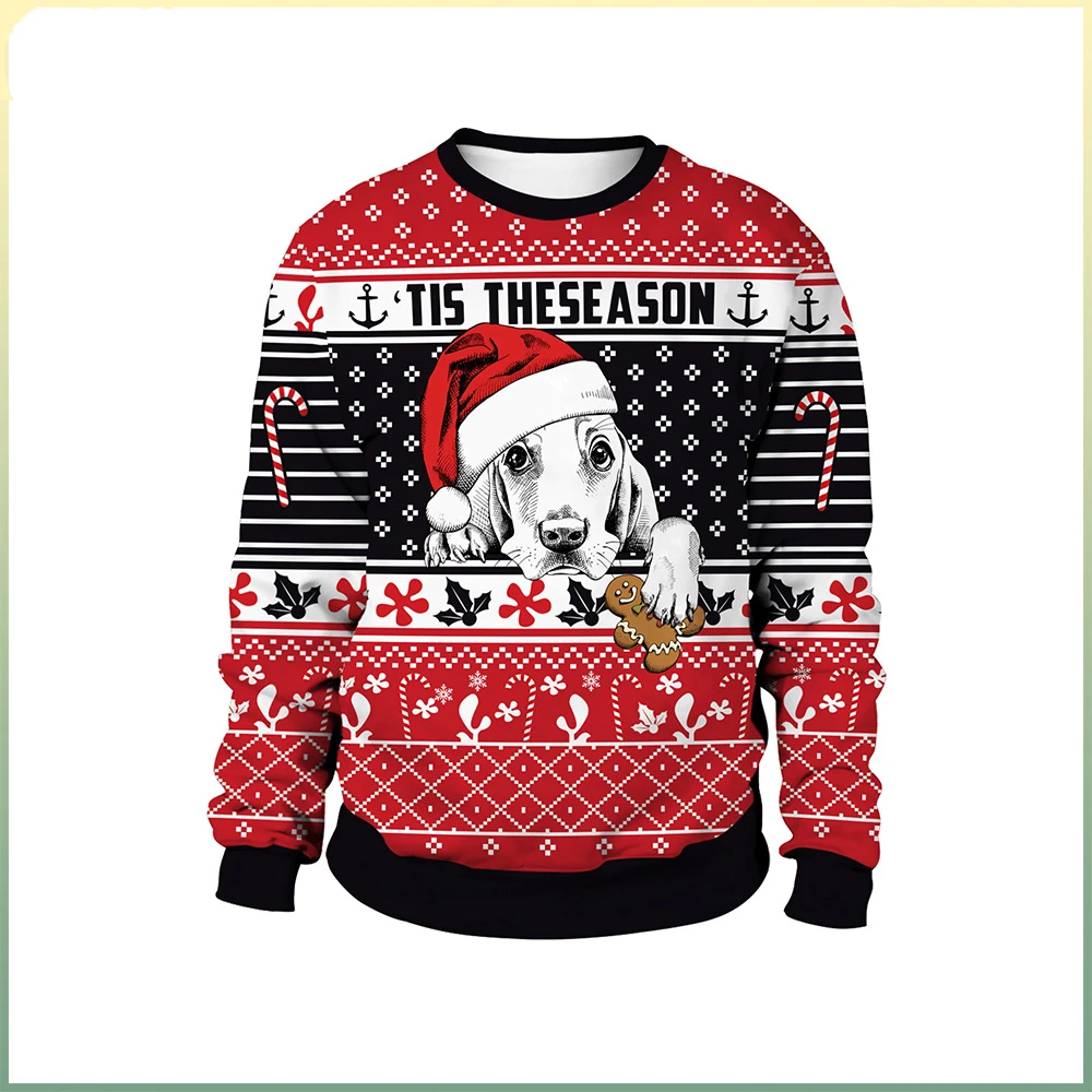 Merry Christmas Graphic Hoodies For Men Women 3D Snowman  Printed Hoodie Funny Cute Sweatshirts  Winter Pullover