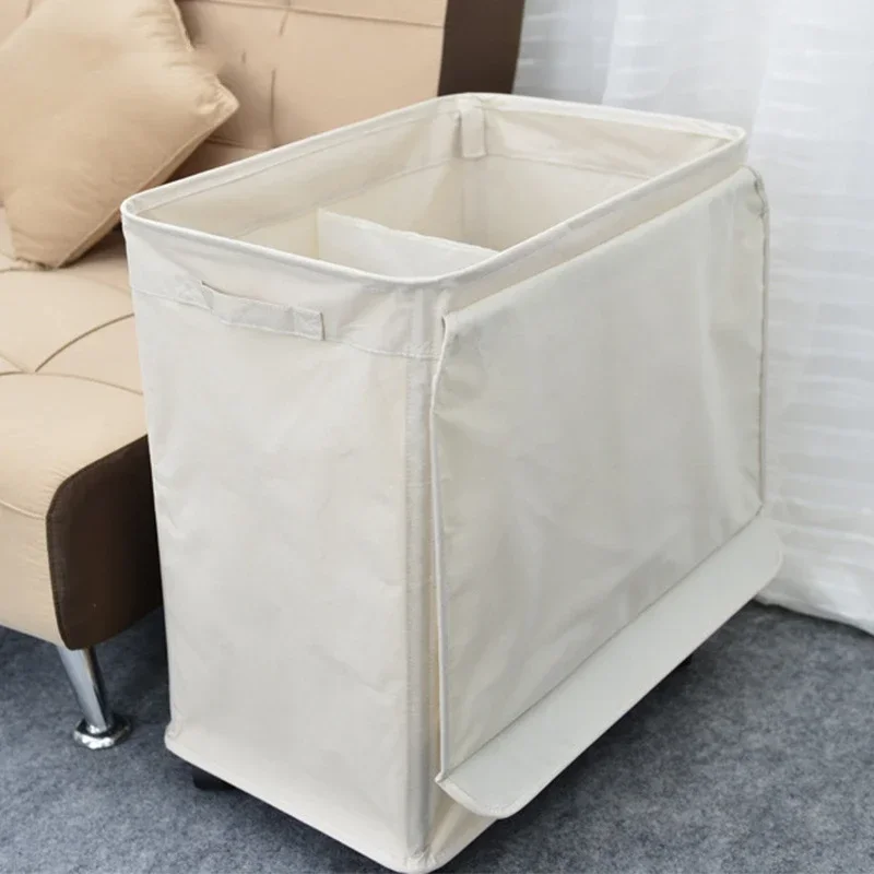 

With Sorter New Wheels Oxford Laundry Organizers Clothes Trends 2022 Durable Storage Lid Basket Containers