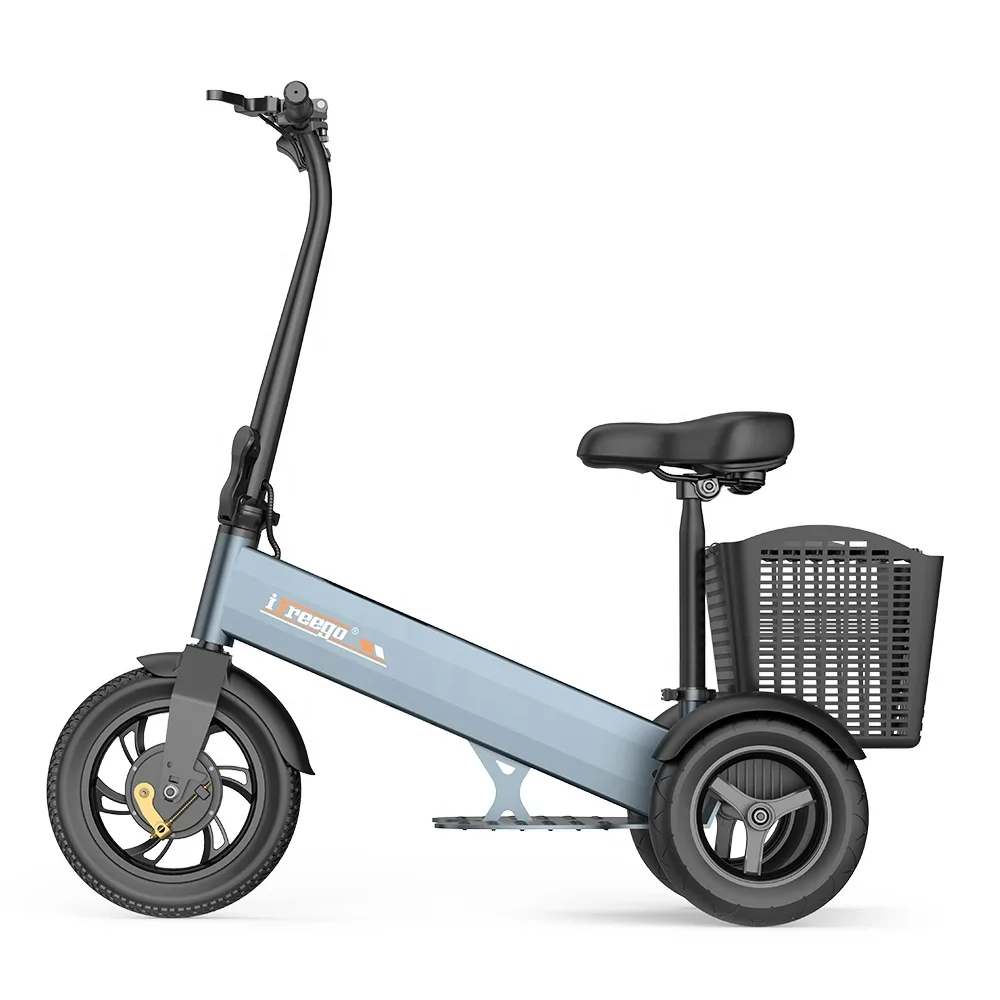New Design Three Wheel Electric Scooter 300w With Seat 3 Wheel Mobility Scooter