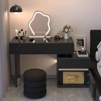 Coiffeuse avec miroir pour chambre à coucher, design moderne, style européen, mobilier de salon, mobilier d'hôtel, avec cloisons de séparation 2