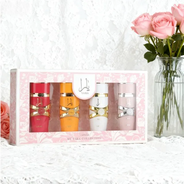 30*4ml parfums pour femmes arabes originaux longue durée élégant orchidée agrumes et bois de santal parfum 4 pièces ensemble parfum de haute qualité 1