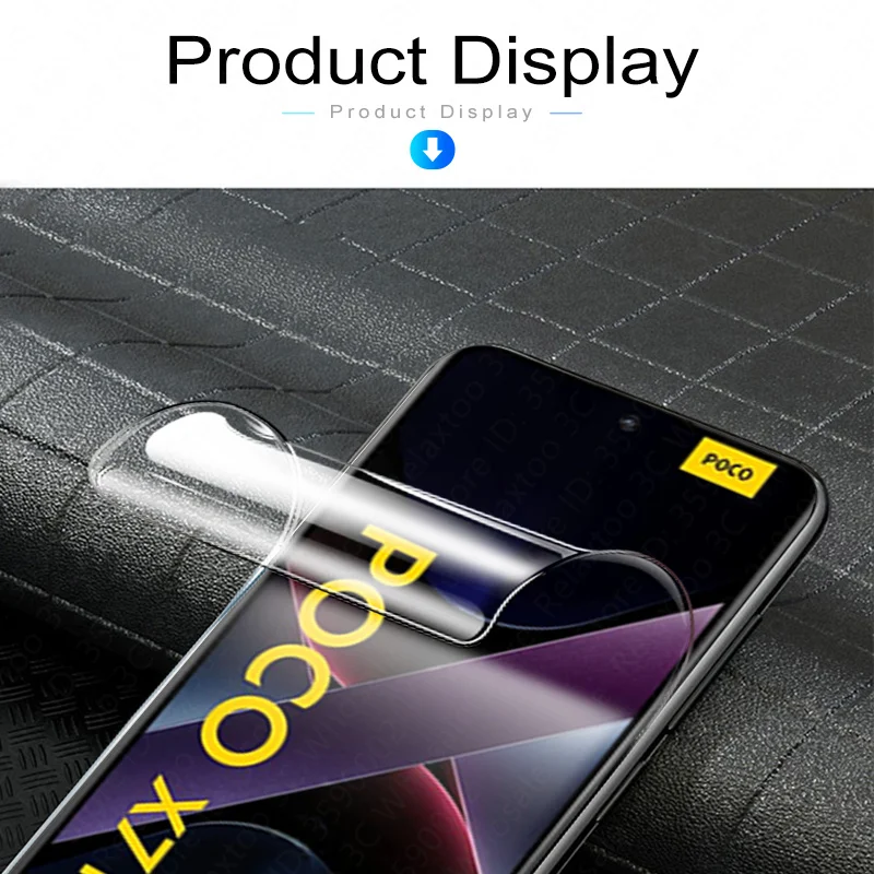 Ultimate 3-Pack Soft Hydrogel Screen Protector Set - Advanced 999D Protection, Not Glass