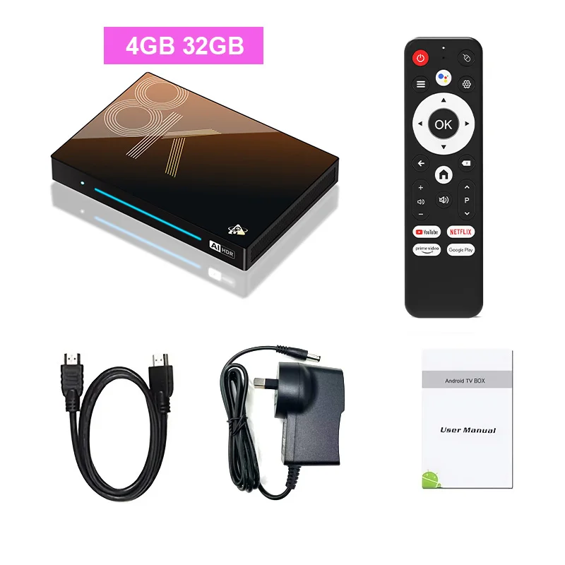 H96 MAX M9S Smart TV Box Android14 AI VisionPQ 8 Core CPU Rockchip