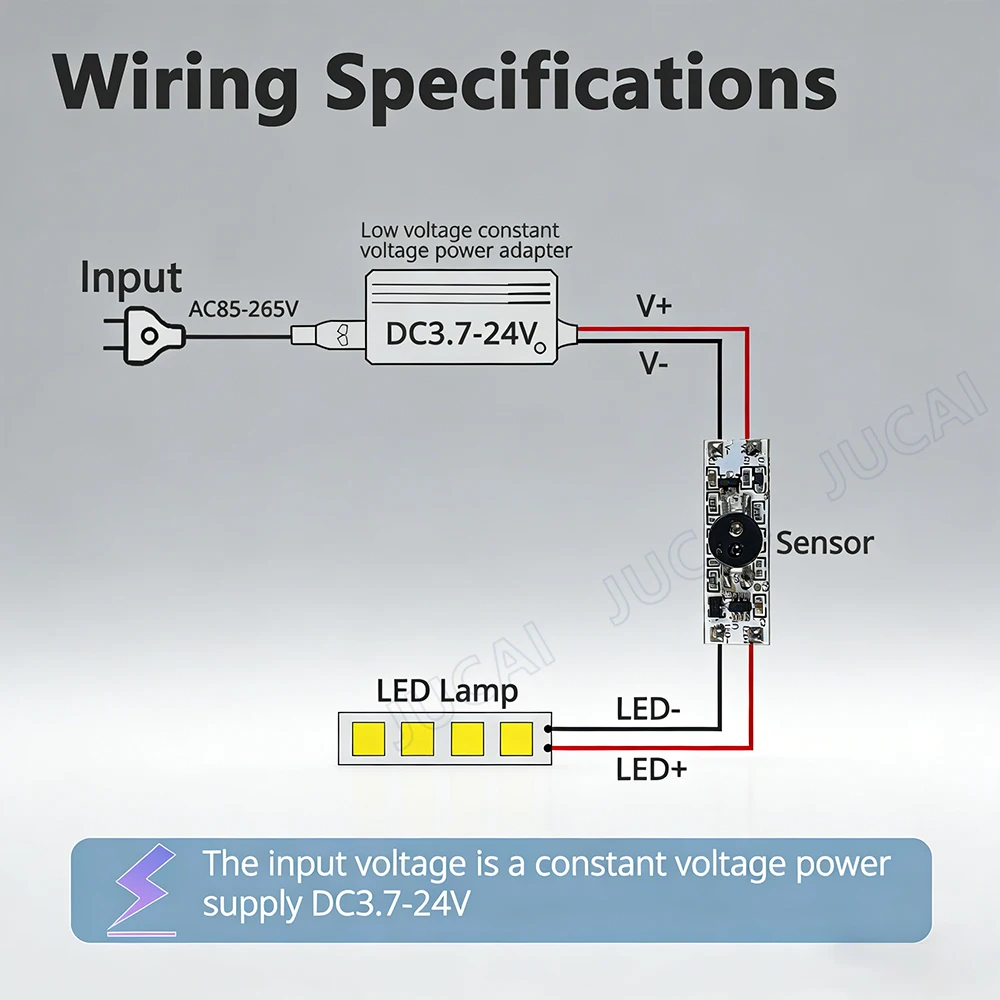 Non-Contact IR Hand Sweep Sensor Switch Module Wardrobe Short Distance Scan Sensor DC5V 12V Adjustable Switch for Light