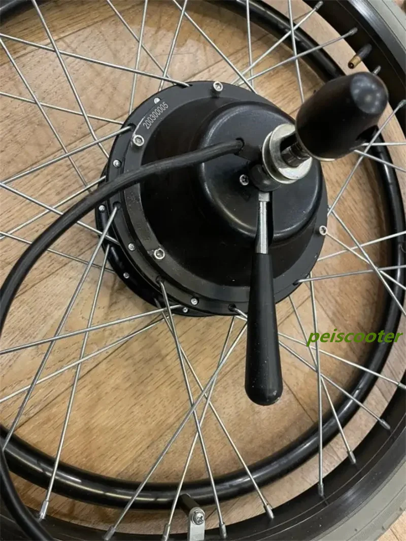 22 inch tyre brushless gear electric wheelchair robot hub wheel motor has electromagnetic brake and joystick controller phub-SM2