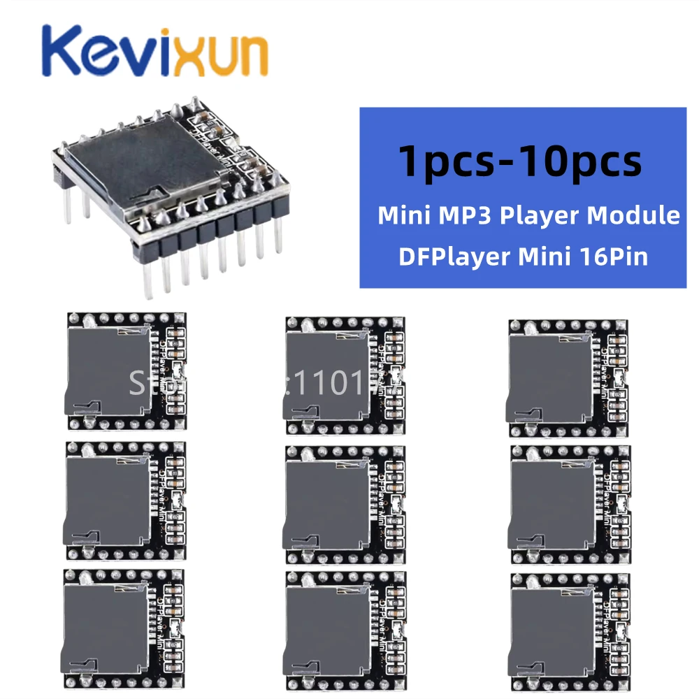 DFPlayer-Mini-MP3-Player-Module-MP3-TF-16P-V3-0-TF-Card-U-Disk-Mini ...