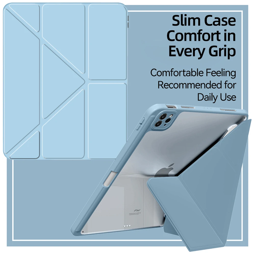 Enhanced Protective Transparent Tablet Case