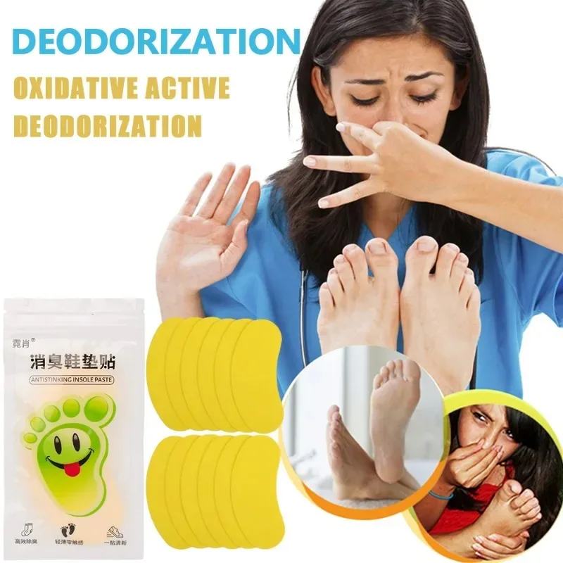 Shoe Deodorant Stickers 12/48pcs for Sneaker shoe odor remover patch