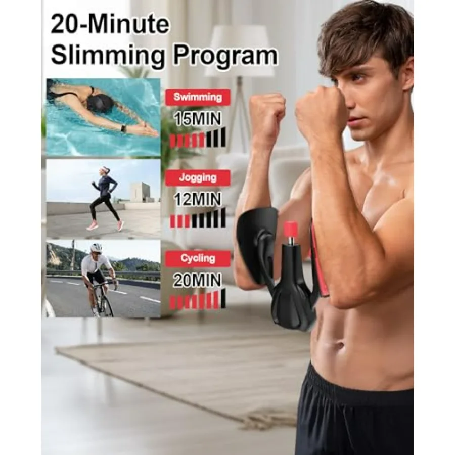 Inner Thigh Exerciser for Women, Adjustable Pelvic Floor Muscle Exercise Devices, Arm Workout for Men and Women, 360° Hand-Crank