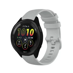 Adjustable Silicone Strap - Universal Fit for Smartwatches (22mm/20mm) (Gray)