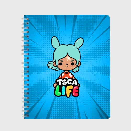 toca life box - toca boca cute | Spiral Notebook