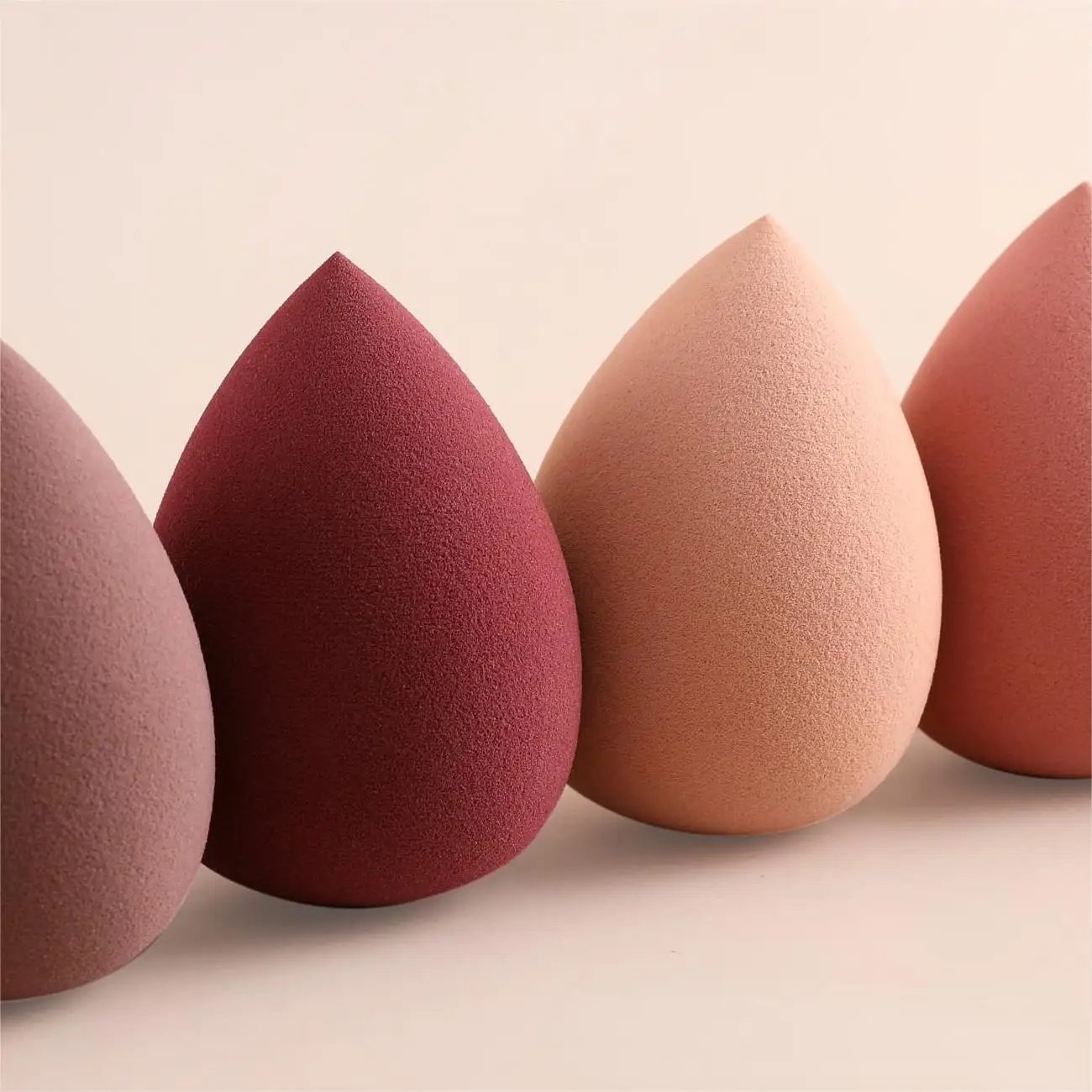 8pcs Hydrophilic Makeup Sponge Set - Egg Contour for Liquid/Powder | Latex-Free Wet&Dry Travel Kit Professional