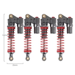 Amortisseur hydraulique entièrement en métal pour voiture sur chenilles 1/10 RC, pièces de mise à niveau de Modification bricolage 