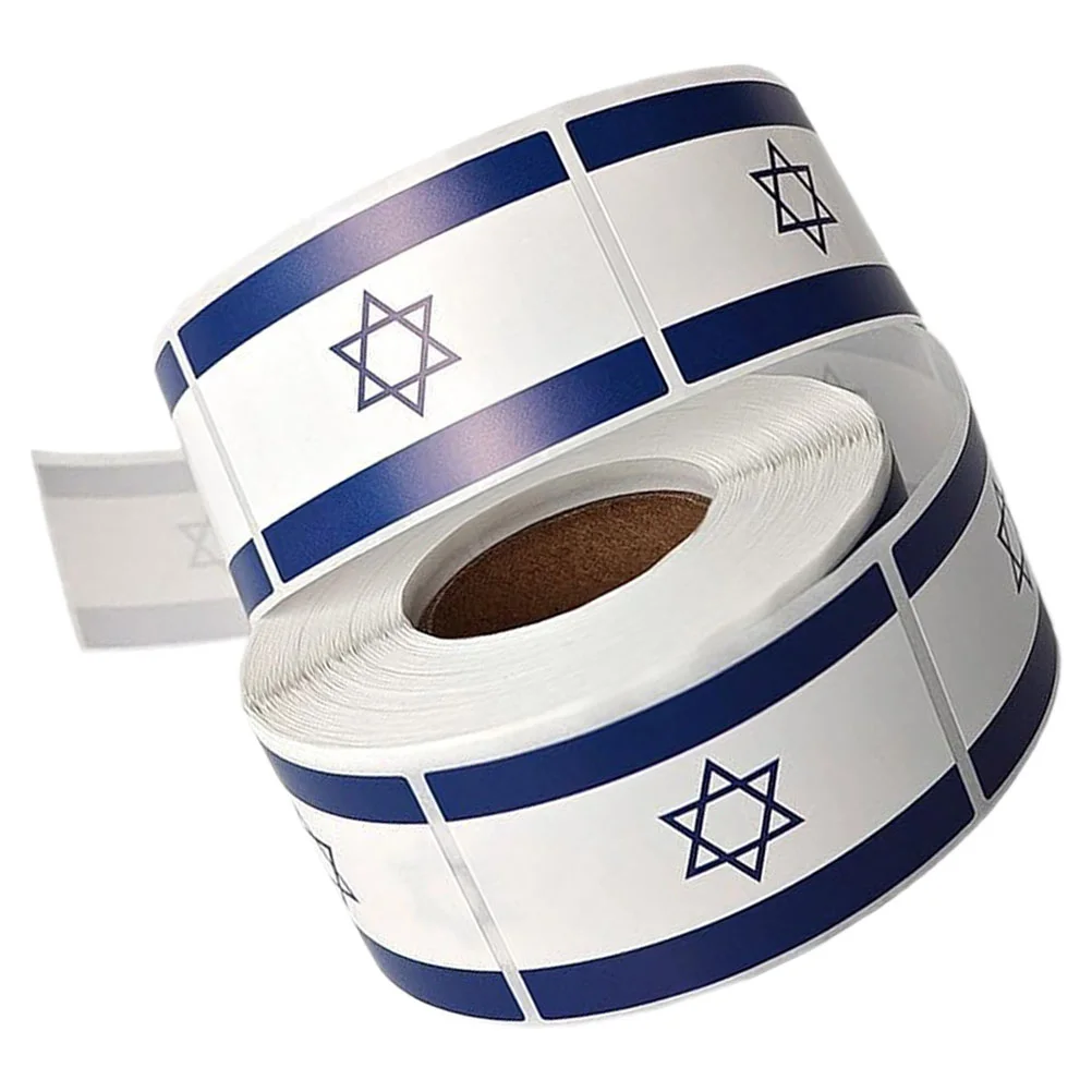 Israel Stickers Flag DIY Planner Taggies for Water Bottles Scrapbook Accessories Applied Adhesive Decals Aesthetic Laptop