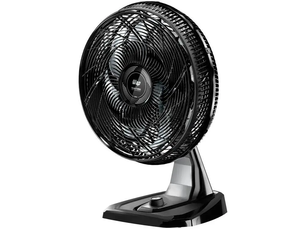Ventilador 2 em 1 Wap Flow Turbo 50cm 8 Pás 3 Velocidades Preto e Cinza - 110V 5