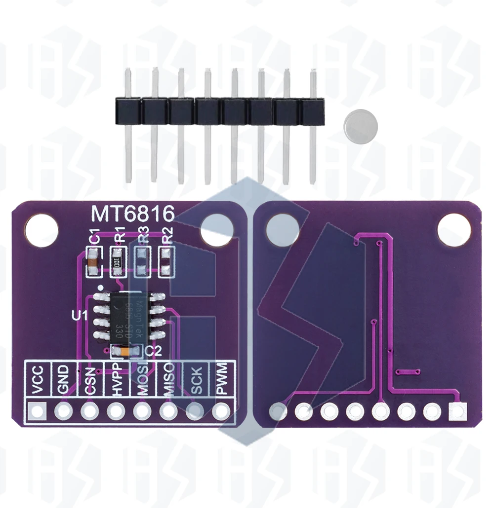 1~5PCS MT6816 Hochgeschwindigkeits- und Hochpräzisions-Magnetischer Encoder Magnetischer Induktions-Winkelmesssensor-Modul – Detail 16