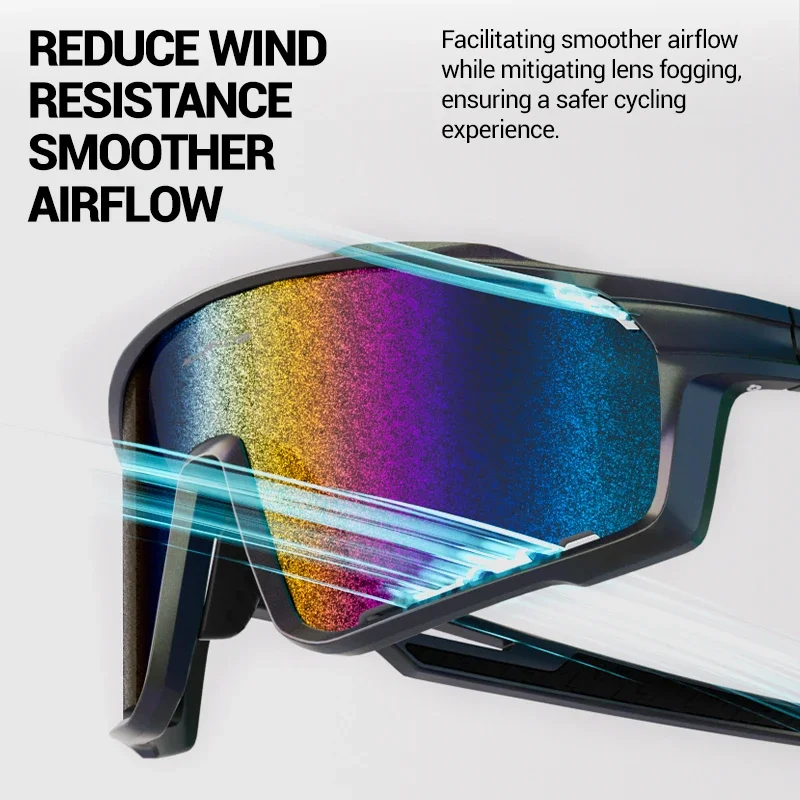 Kapvoe Fashion Hiking Eyewear Sunglasses for Men Cycling Glasses MTB Skating UV400 Fishing Goggles Man Woman Bike Bicycle