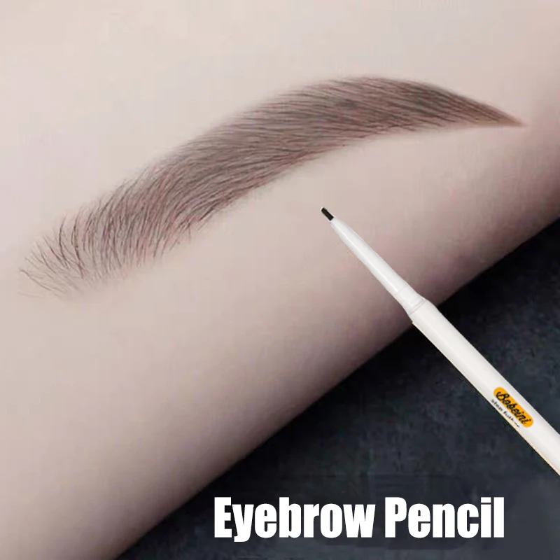 

6 Colors Double-headed Fine Eyebrow Pencil Waterproof Sweat-proof Longlasting Coloring Natural Wild Brows Shaping Eyebrow Makeup