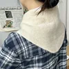 High-end Solid Color Triangular Shawl Women Korean Version Fashion Neck Protector Autumn Versatile Knitted Small Scarf 6