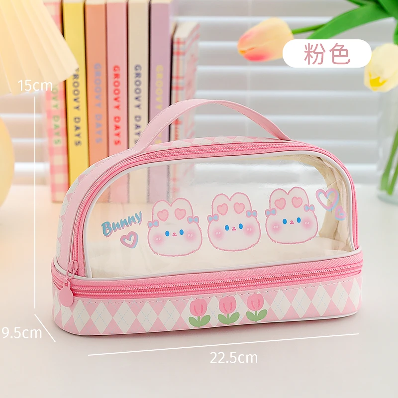 Pencil Case School Supplies Pencil Pouch Trousse Scolaire Back To School  Large Capacity Kawaii Stationery Pencil Cases For Girls