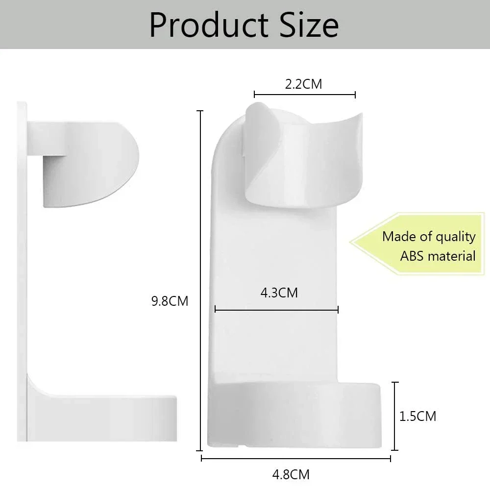 Electric Toothbrush Holder Bathroom Strong Adhesive Stickers Stand Adjustable Wall Mounted Keeping Toothbrushes Dry and Clean