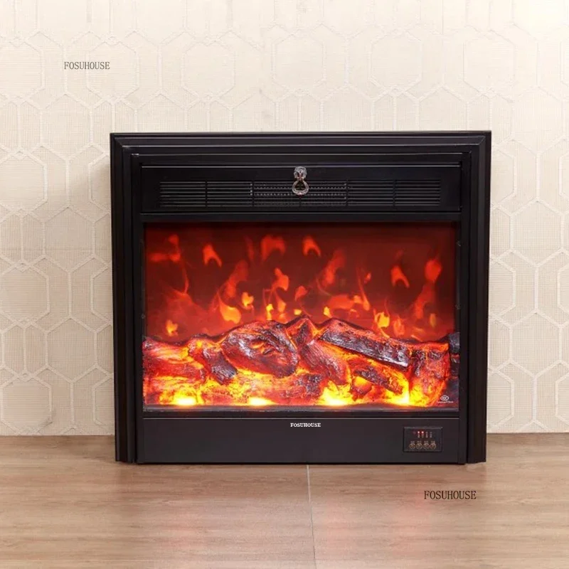 Nordic Fireplaces Core Home Decorative Electric Fireplaces American Living Room Decoration LED Simulation Fake Fire Fireplace