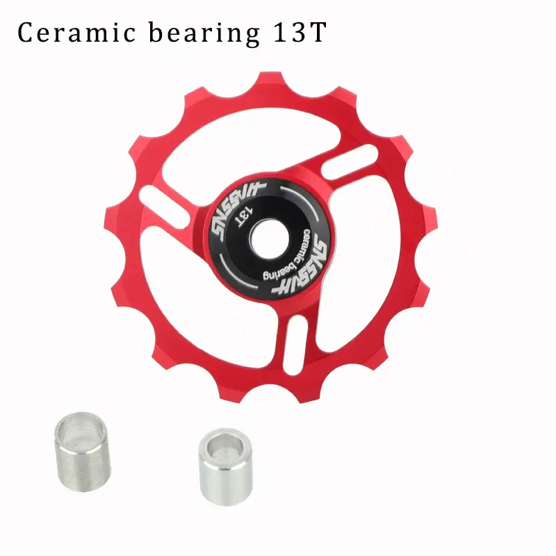 HASSNS Mtb Pulleys Bicycle Derailleur Metal Ceramics Bearing Road Mountain Bike Rear Derailleur Pulley Wheel 11T 13T Cycling - Image 28