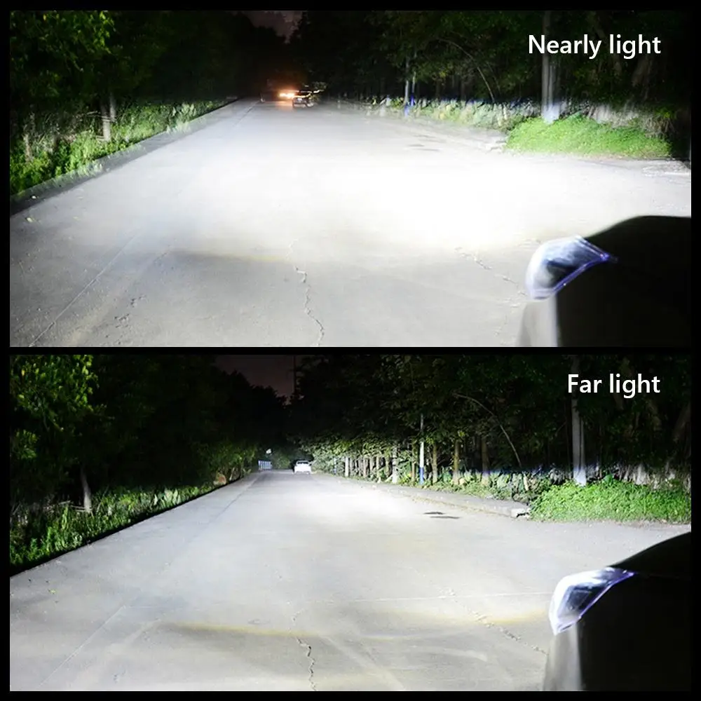 H4 LED 프로젝터 자동차 헤드 라이트 30000LM 6000K Canbus 팬 냉각 미니 Bi LED 렌즈 프로젝터 미니 자동차 높은/낮은 빔 램프