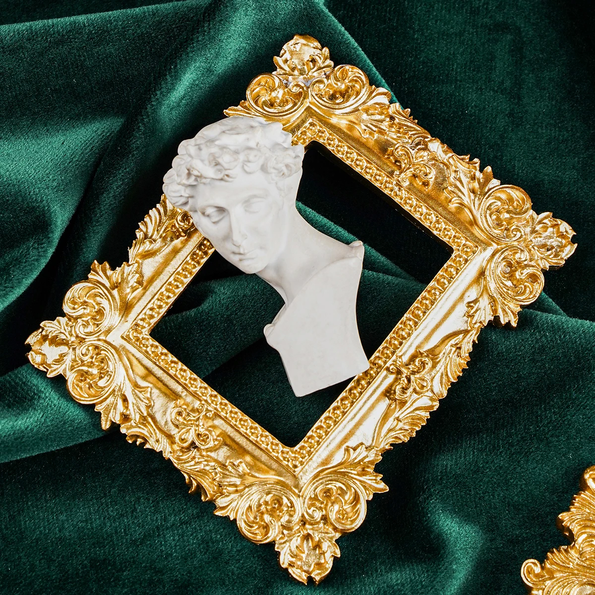 Golden Retro Photo Frame Nail Art Jewelry Decoration Home Decoration Photography Background Shooting Photo Props