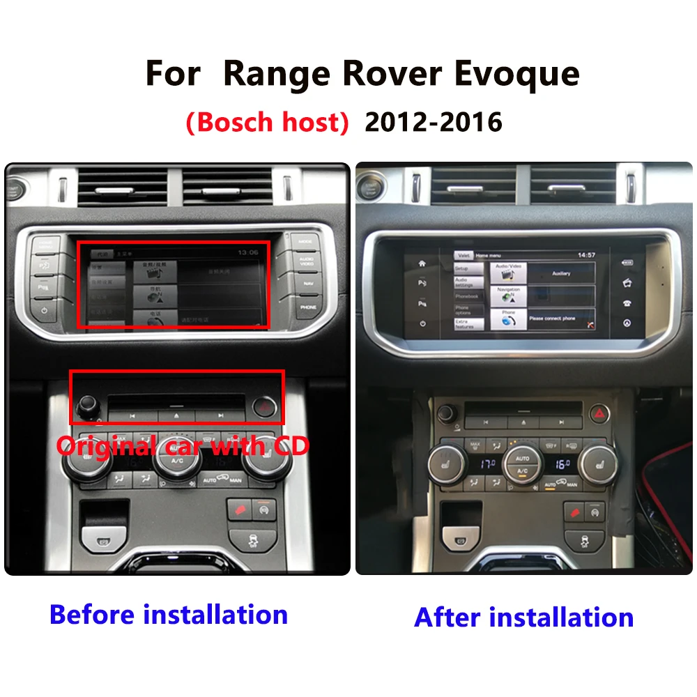Hd Screen For Range Rover Evoque Lrx L538 Ac Air Conditioning Panel