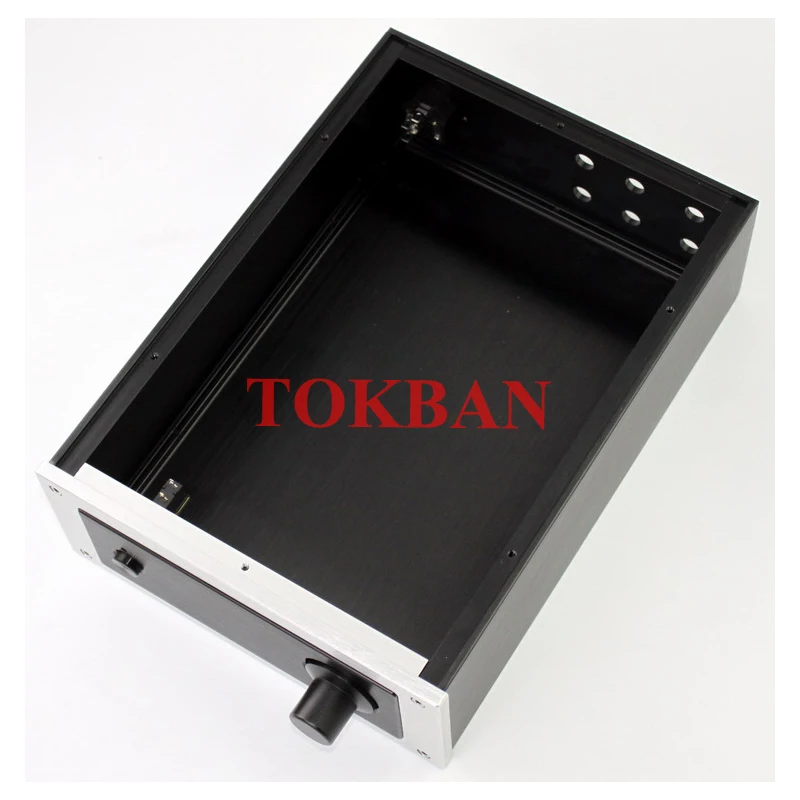 Tokban 오디오 모든 알루미늄 앰프 섀시 인클로저, WA49 218*92*308mm, DIY HIFI 프리앰프 진공관 앰프 케이스 쉘