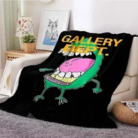 G-Gallery D-Dept Print Flannel Blanket Children Teen Family Gift Portable Home Travel Bed Sofa Office Plush 1