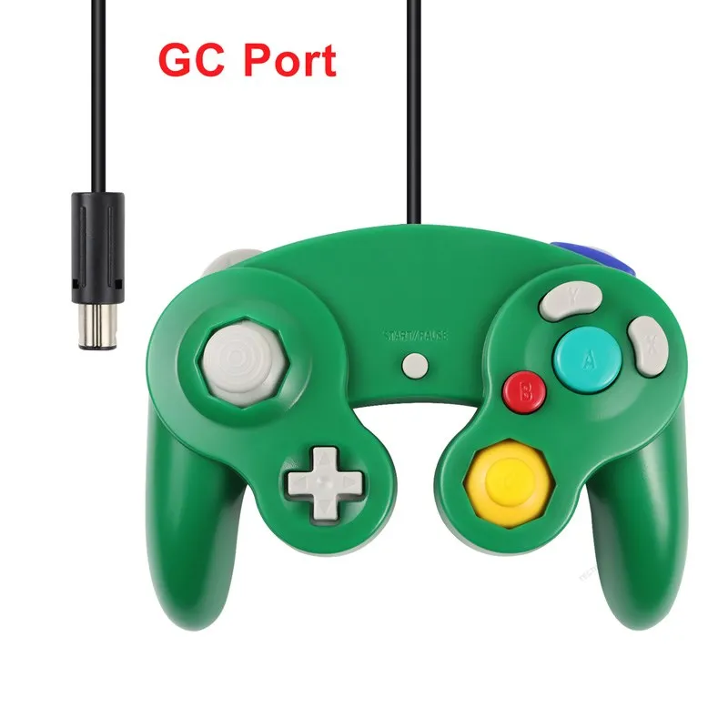 For Gamecube Controller USB Wired Handheld Joystick Compatible Nintend For NGC GC Controle For MAC Computer PC Gamepad 