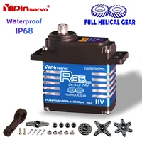 Waterproof IP68 Servo 35 40 55 60 70KG All steel helical gear Digital Servos For rc accessories 1/8 1/10 Remote control toy car 1