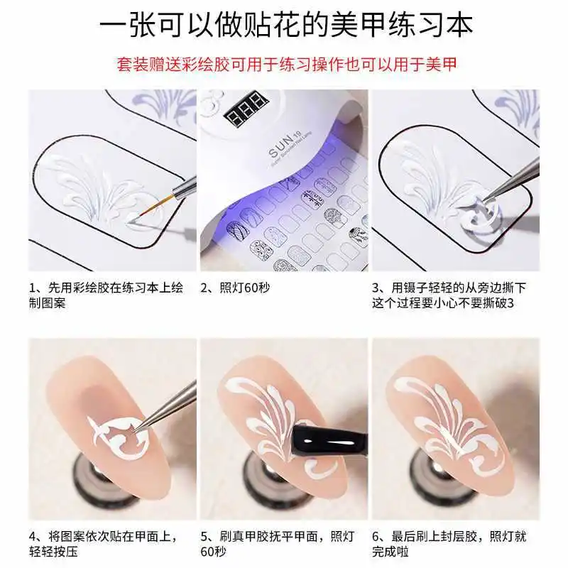 ネイルアート教材セットと練習用具 Amazon | ネイルトレーニングマット 12モード ネイルアート練習