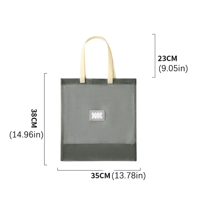 Hordozható Bevásárló Táska Újrafelhasználható Tárolóháló Táskák Mosható Kézitáska Élelmiszerbolt Gyümölcs Zöldség Üreges Nettó Fokhagyma Hagyma Szervező - Image 6