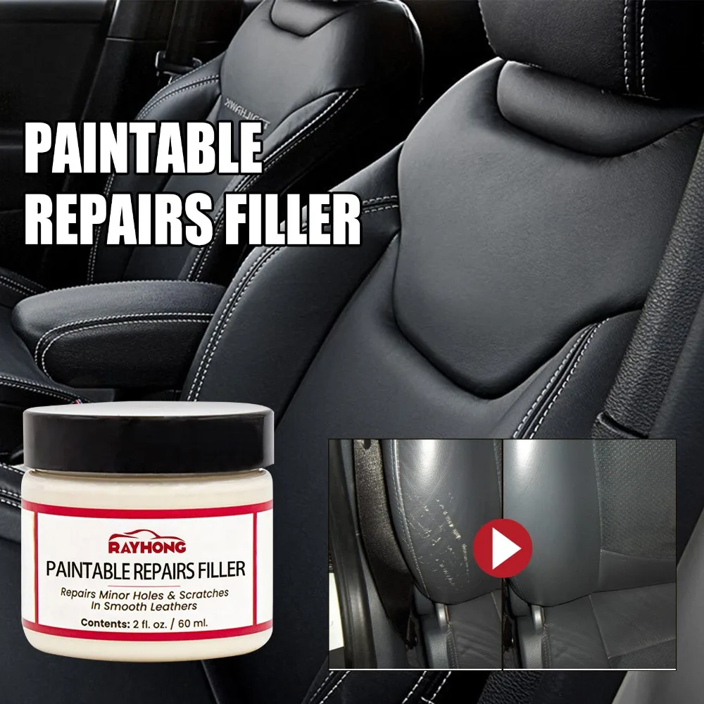 

New Furniture 60ML Caring Supplies Leather Cream Repair Paintable Repairs Filter Car Seats Leather Conditioner