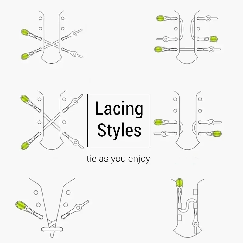 Waterproof Elastic No-Tie Silicone Shoelaces