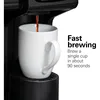 Hamilton Beach 49911 FlexBrew Trio 2-Way Coffee Maker, Single Serve & Full 12c Carafe, Black, FastBrew, Removable Reservoir 5