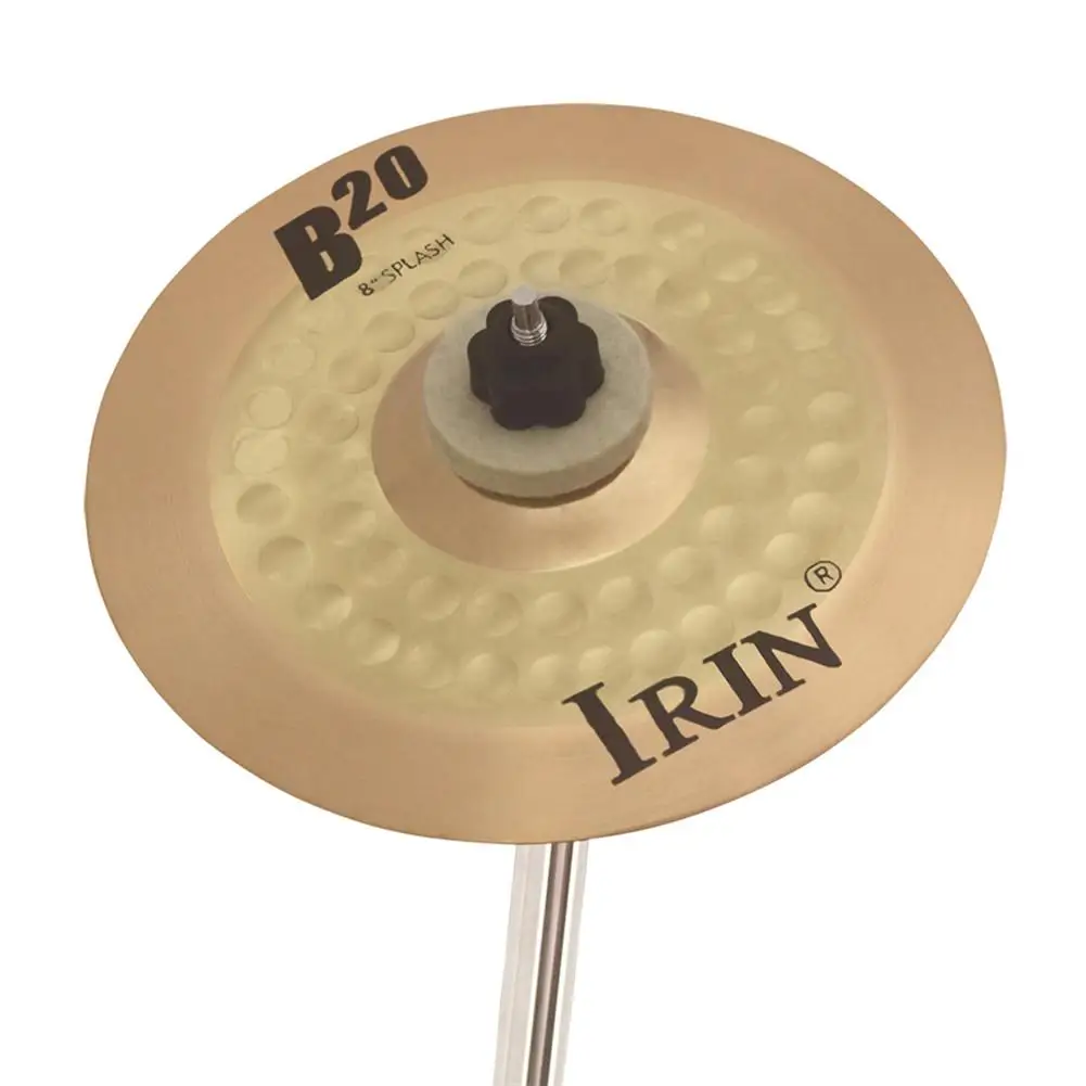 YOUZI 8 Inch B20 Cymbal Professional Bronze Cymbal for Drum Set